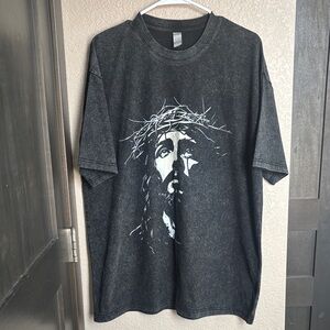 Weathered Gray Jesus T-shirt
